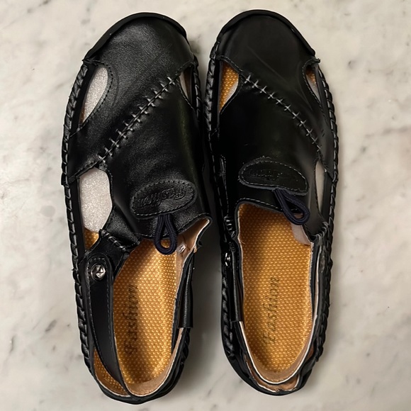 Other - Leather Slip-on Sandals